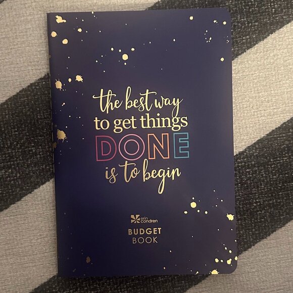 Erin Condren Budget Book • Financial Planner • Sticker Sheet Included - Picture 1 of 6